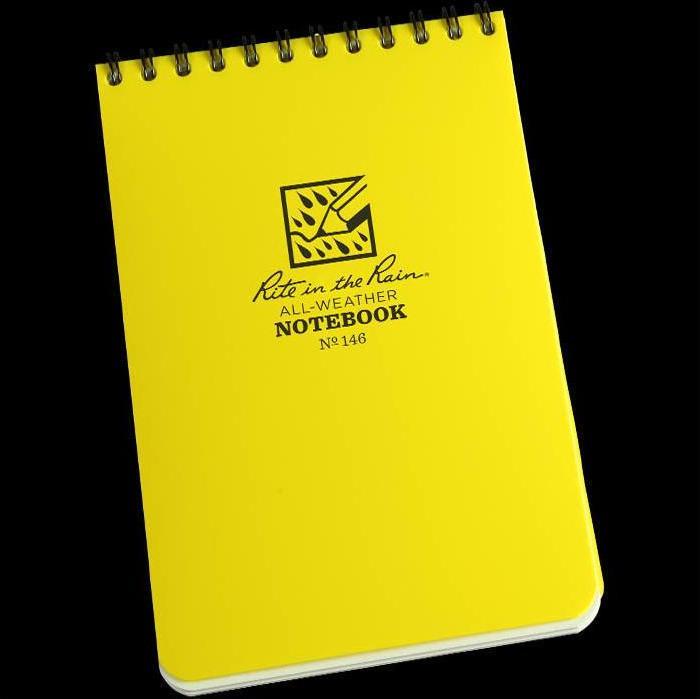 Actual product image Rite in the Rain 4 X 6 All Weather Notebook 146 (Lined)