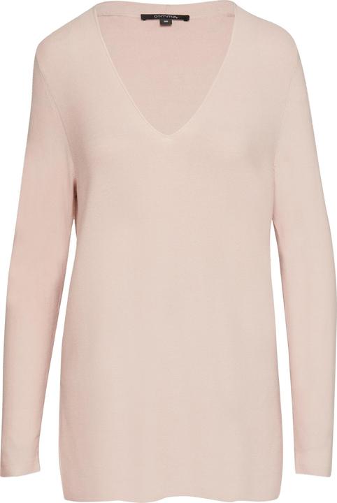 Actual product image Comma Strickpullover Langer Pullover aus Viskosemix mit V-Ausschnitt (34, 36)