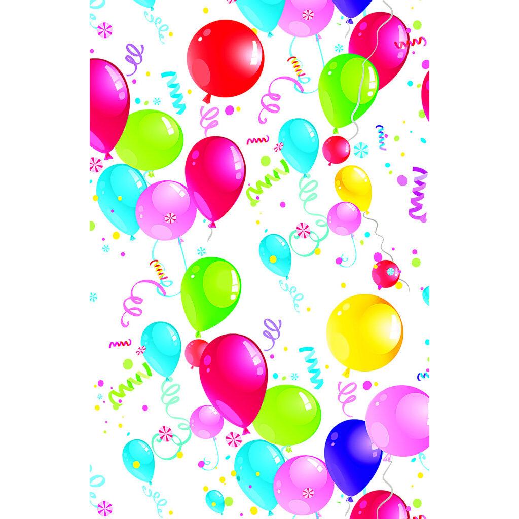 Iris, Tovaglia, Ballon Party Papier Tischdecke 120x180 cm (180 x 120 cm)