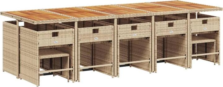 Produktbild vidaXL Garten Essgruppe (275 x 106 x 73 cm)