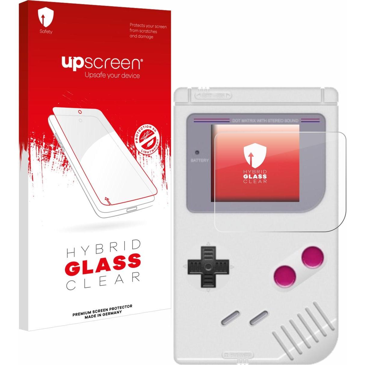 upscreen Schutzglas Schutzfolie Glas Folie Displayschutz klar (DSi XL), Weiteres Gaming Zubehör, Transparent
