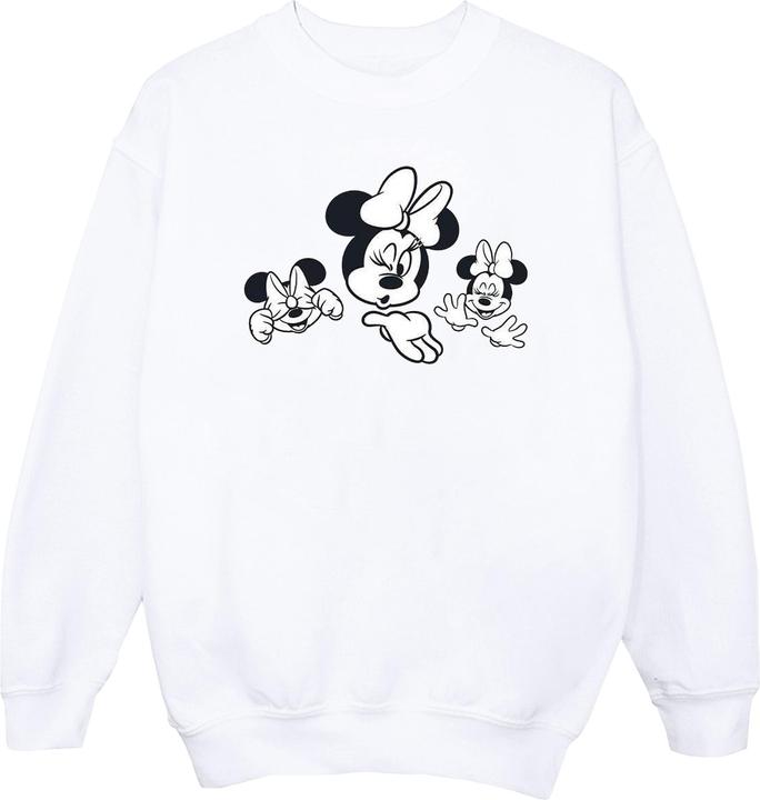 Actual product image Disney Mens Minnie Mouse Three Faces Sweatshirt (L)