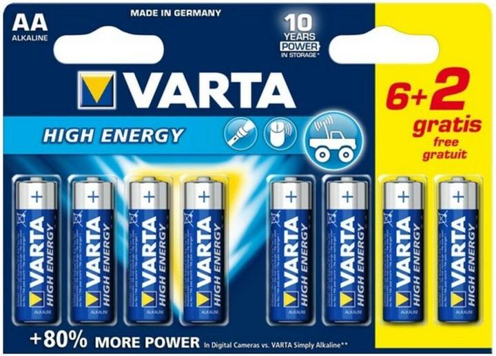 Varta Potenza di lunga durata (8 pz., AA, 2600 mAh)