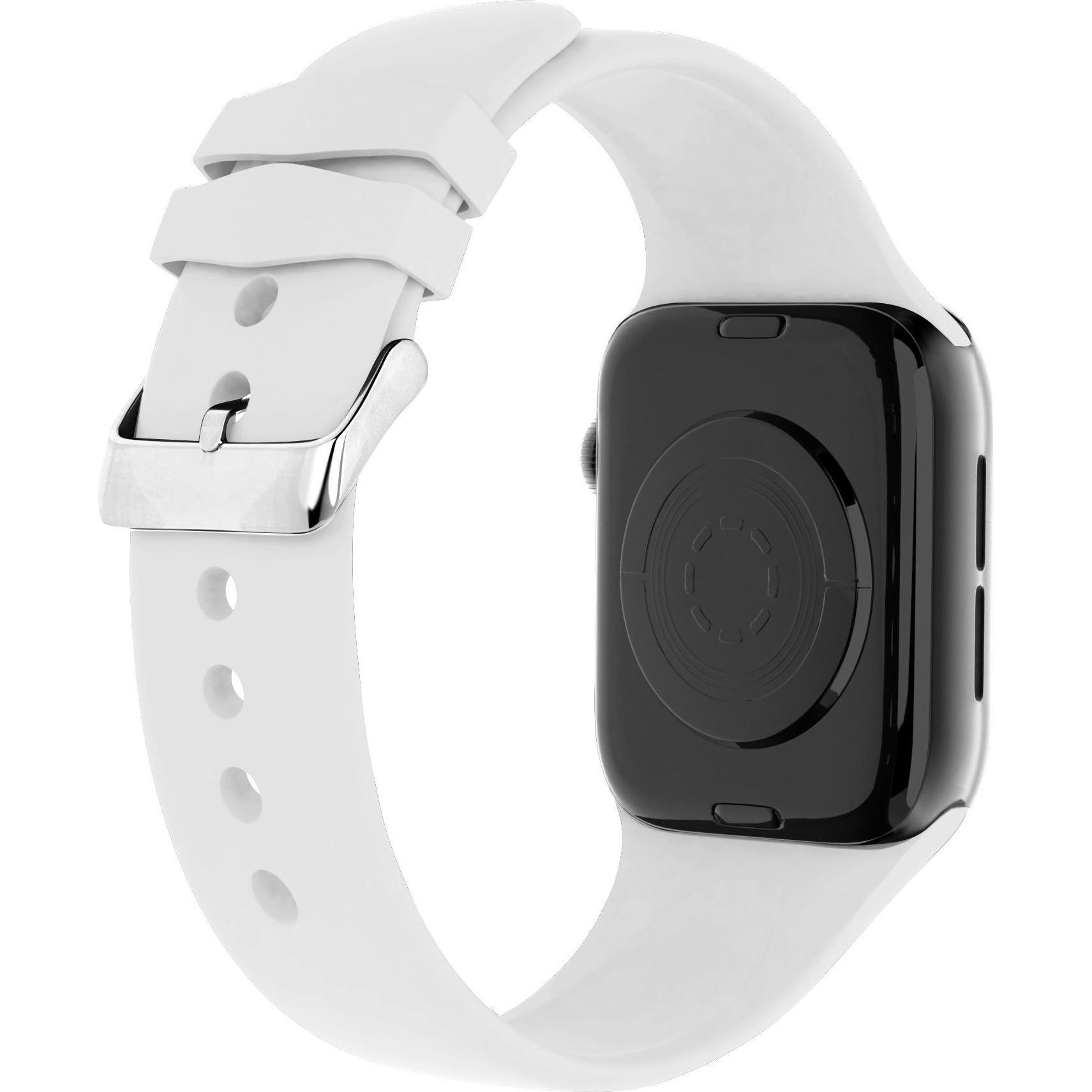 Thumbnail - Strap-it Armband (Silikon, Apple Watch), Uhrenarmband, Weiss