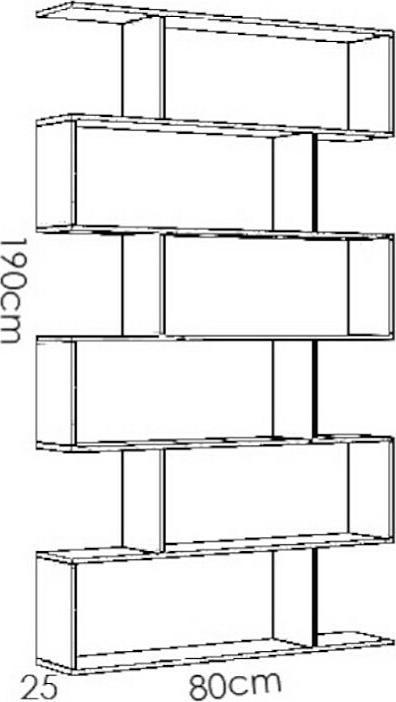 Immagine prodotto Vente-unique Tomini (80 x 25 x 190 cm)