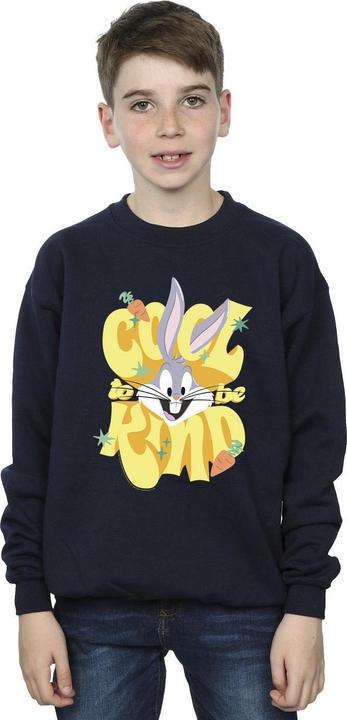 Actual product image Looney Tunes Boys Bugs Cool To Be Kind Sweatshirt (140, 146)