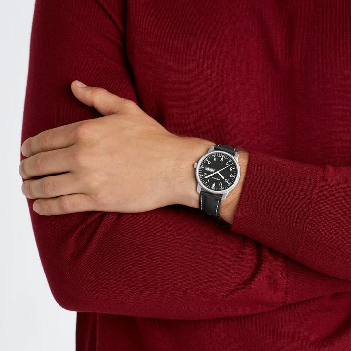 Actual product image M Watch Mondaine Aero 40 (Analogue wristwatch, Swiss made, 40 mm)