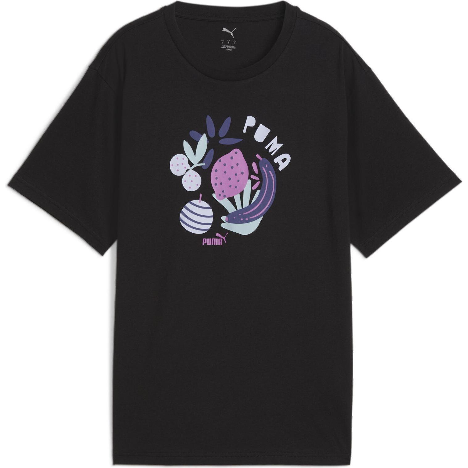 Puma, Herren, Sportshirt, GRAPHICS Relaxed Fruity Tee (XS), Schwarz, XS