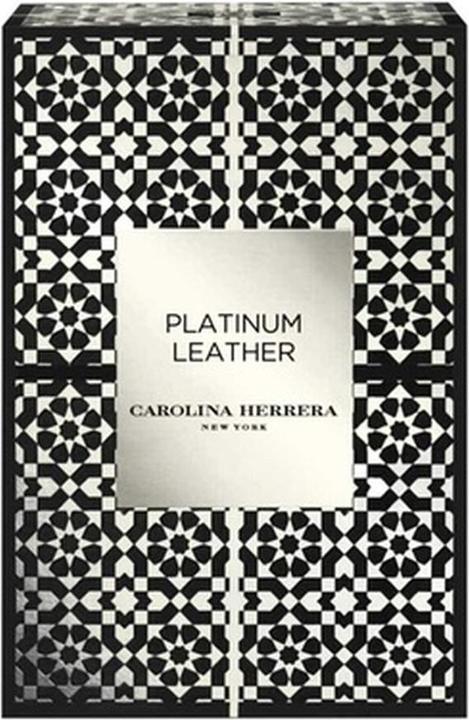 Actual product image Carolina Herrera Platinum Leather by Eau de Parfum Spray (Unisex) 100 ml (Eau de parfum, 100 ml)