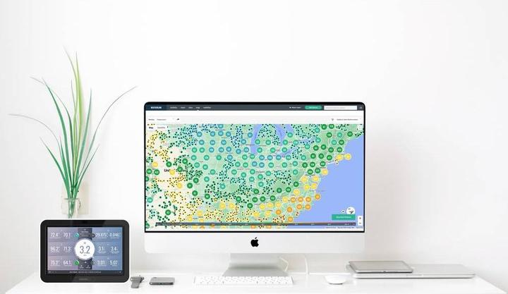 Actual product image Davis 6313EU Weatherlink Touch radio console display for Vantage Pro 2 and Vue