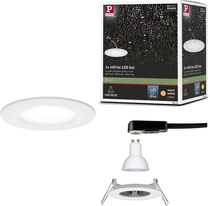 Produktbild Paulmann Einbauleuchte Nova Set (460 lm, GU10)