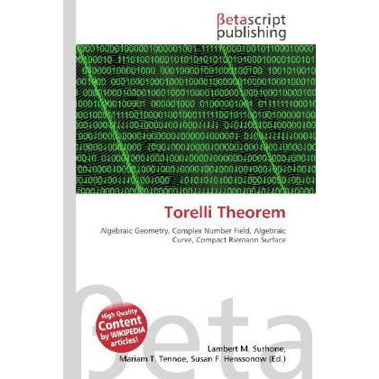 Thumbnail - Torelli Theorem, Fachbücher von Lambert M. Surhone, Mariam T. Tennoe, Susan F. Henssonow