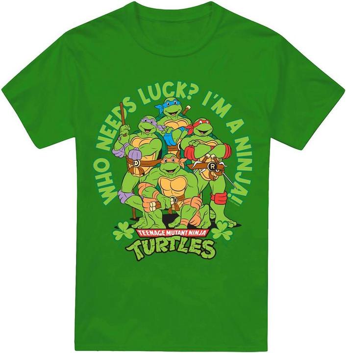 Image du produit Teenage Mutant NT - T-shirt WHO NEEDS LUCK - Homme (4XL)