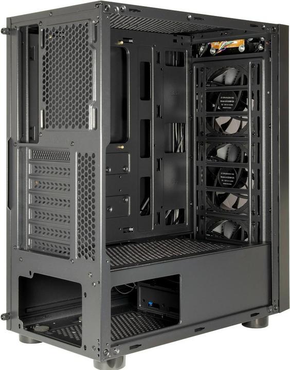 Actual product image Intertech Inter-Tech A-3401 Chevron ARGB case (88881348) (ATX, mATX, Mini-ITX)