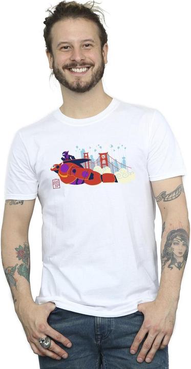 Immagine prodotto Disney Big Hero 6 Baymax Hiro Bridge Maglietta Uomo (XXL)