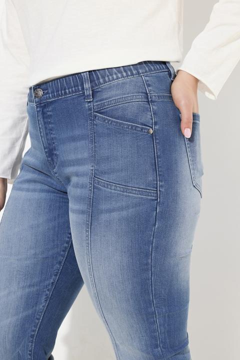 Actual product image Ulla Popken Decorative Seam Boyfriend Jeans (42)