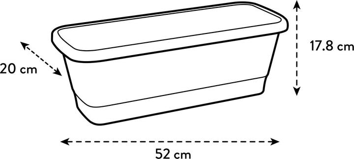Immagine prodotto Elho Box da balcone Noa (20 cm)