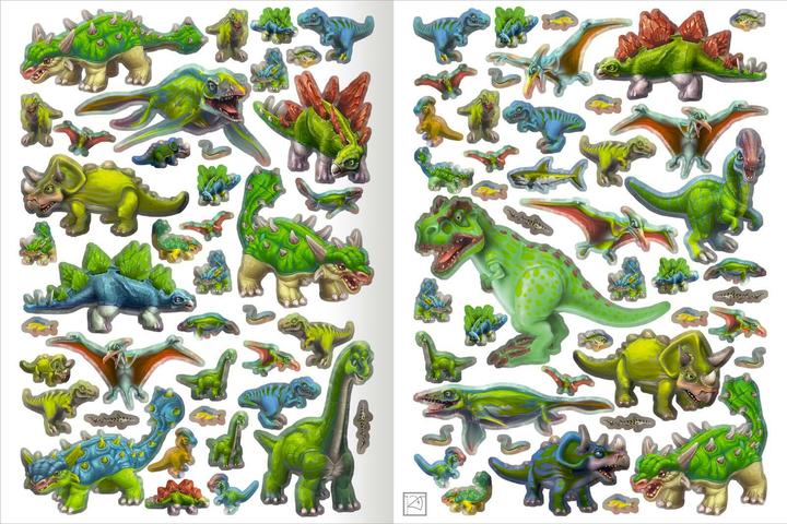 Produktbild Das Metallic-Stickerbuch – Dinos (300 Sticker)