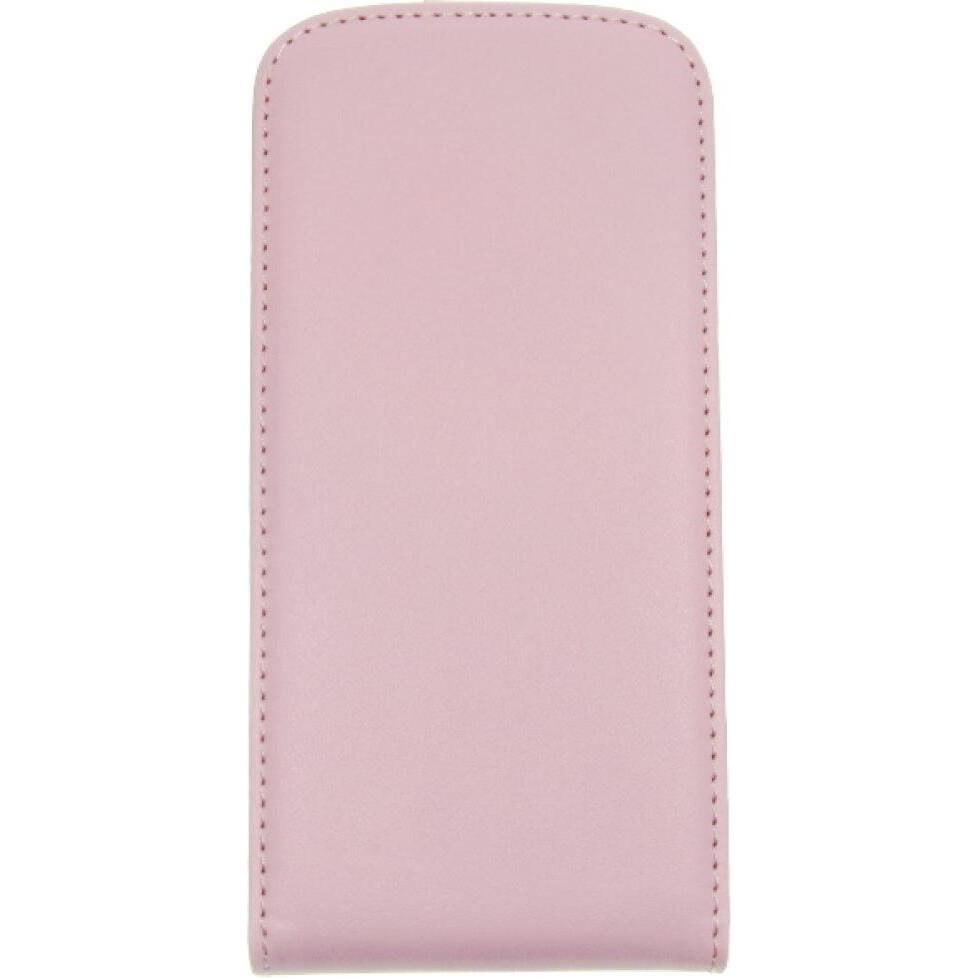 OEM Slim Leder Flip Case Galaxy S5 mini - rosa (Samsung Galaxy S5 Mini), Smartphone Hülle, Rosa