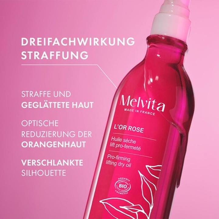 Produktbild Melvita Rose Gold Lift Firming Dry Oil - Firms the Skin (Körperöl, 50 ml)