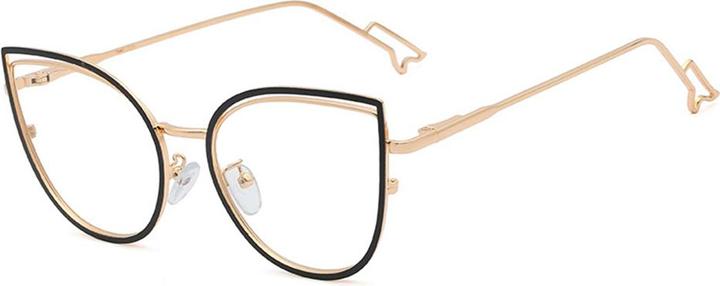 Techsuit - Anti-Blue Light Glasses Reflex Metal (F95597-C5) - Butterfly - Bright Black