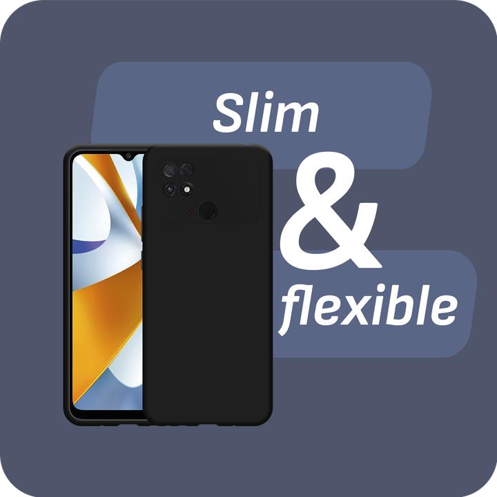 Produktbild Cazy Silikon Hülle Kompatibel mit Poco C40 - Soft TPU Schutz - (Xiaomi Poco C40)
