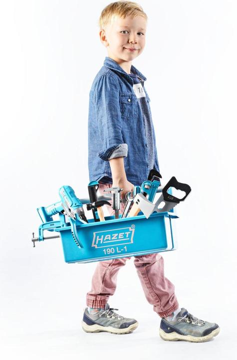 Produktbild HAZET Kinderspielzeug Werkzeugsatz JUNIORTOOL1 ∙ Anzahl Werkzeuge: 61