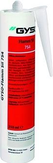 Produktbild Gyso Silikon-Dichtungsmasse Flamm-Sil 754 (Weiss, 310 ml)