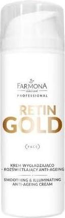 Produktbild Farmona PROFESSIONAL Retin Gold Smoothing&Illuminating Anti-Ageing Cream krem wygładzająco-lifti (150 ml, 24h Creme)