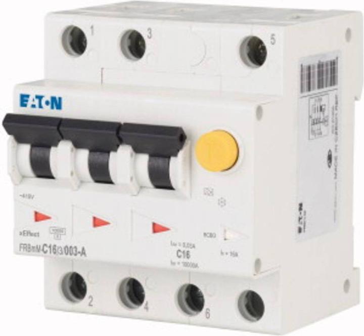 Produktbild Eaton MOE FRBMM-C16/3/003-A FI/LS-Schalter, 16A, 30mA, C-Char.