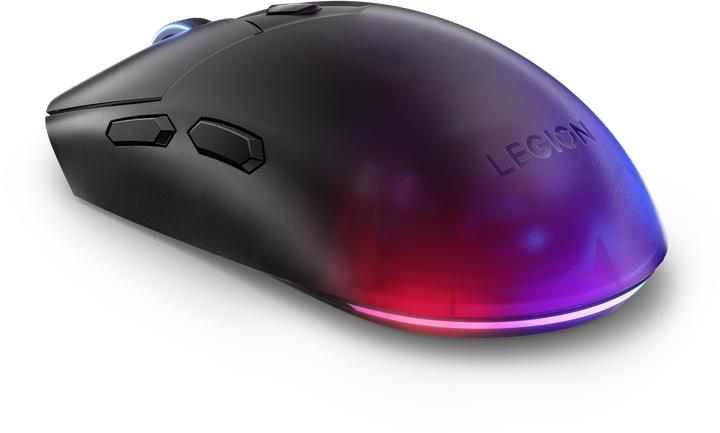 Produktbild Lenovo Legion M410 Wireless RGB Mouse - Mus - 6 knapper - Sort med RGB lys (Kabelgebunden, Kabellos)