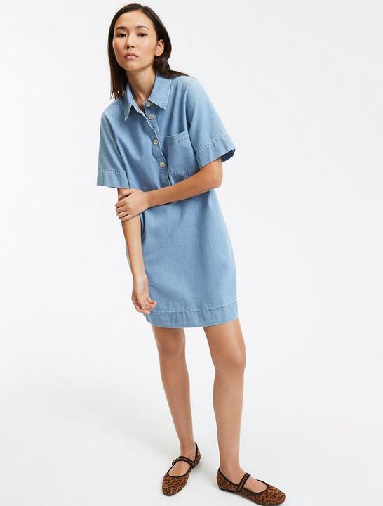Image du produit La Redoute Collections Robe courte en jean (44)