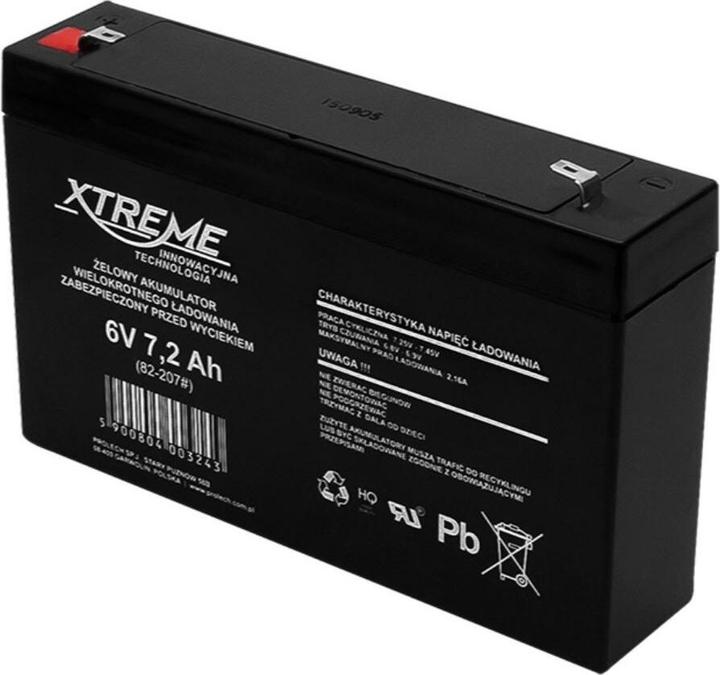 Produktbild Xtreme Lead acid battery 6V 7.2Ah