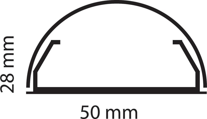 Produktbild Multibrackets Aluminium Kabelkanäle (Kabelkanal, 110 cm)