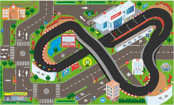 Productafbeelding Van Manen Veenendaal Verkeerscircuit met LED-verlichting (120 x 70 cm)