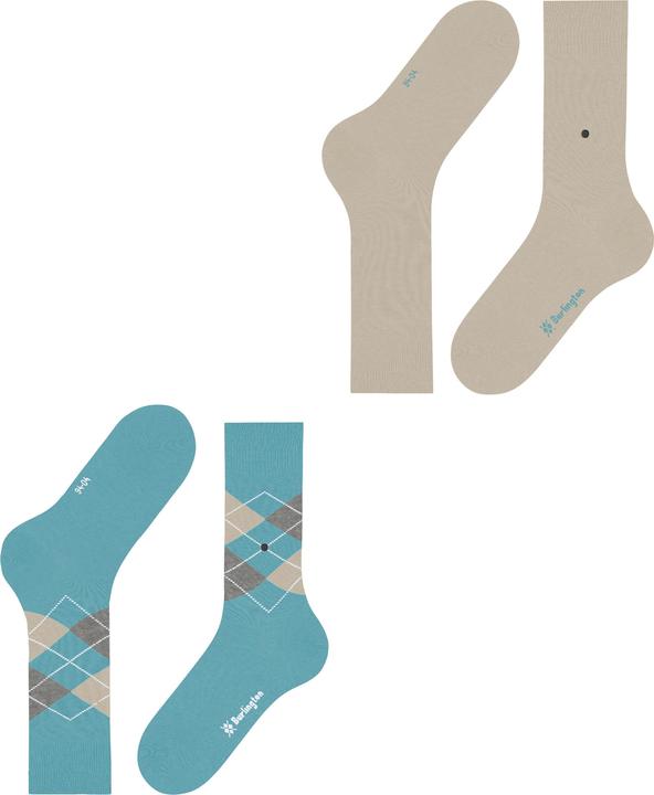 Produktbild Burlington Everyday Argyle Mix (x2) (2er Pack, 40 - 46)