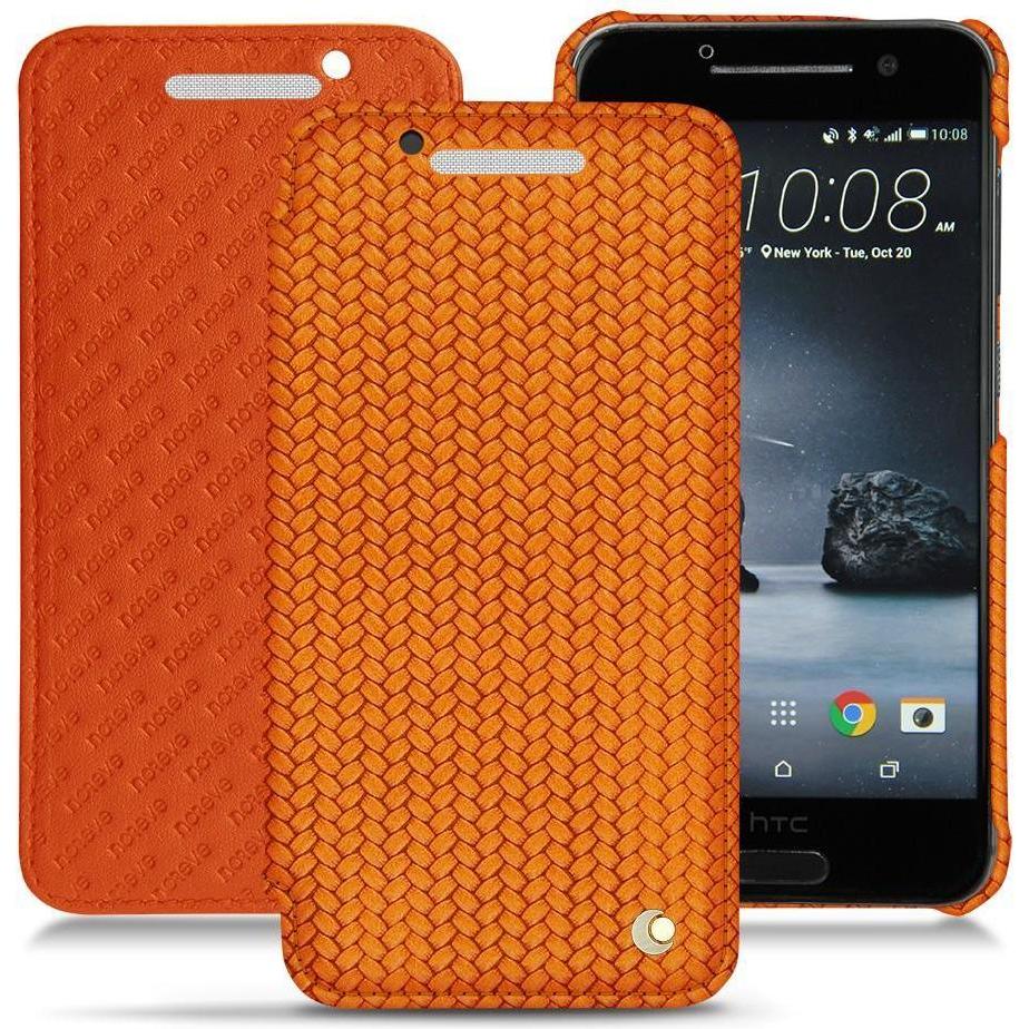 Noreve Lederschutzhülle horizontal (HTC One A9), Smartphone Hülle, Orange