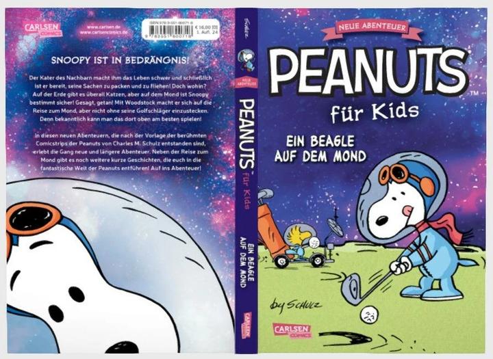 Actual product image Peanuts für Kids - Neue Abenteuer 1: Ein Beagle auf dem Mond (German, Charles M. Schulz, Christian Langhagen, 2024)