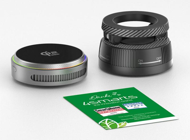 Produktbild 4smarts Qi2 25W/MagSafe Charger/Cooling RGB,360°-Mount.,spacegrey (25 W)