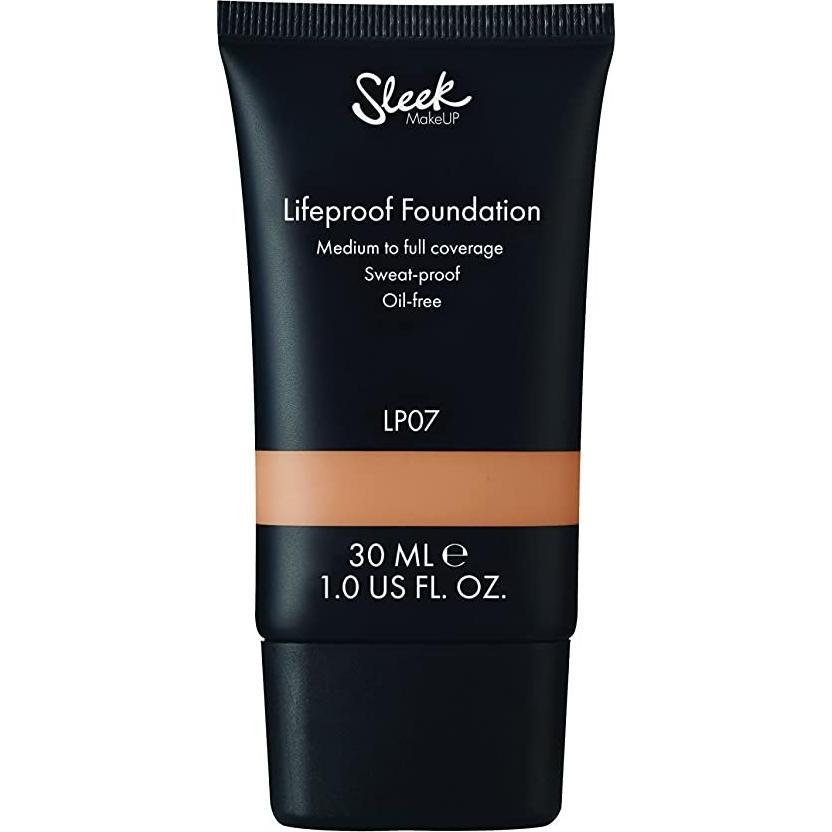 Sleek MakeUP, Foundation, Lifeproof Foundation Medium To Full Coverage Sweat Proof Oil Free Lp07 30ml