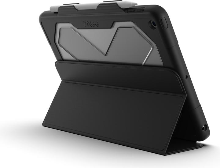 Image du produit Zagg Rugged Messenger - Étui de protection Flip pour tablette - résistant - silicone - noir... (iPad)