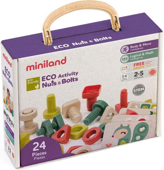 Image du produit Miniland Eco Activity Vis et écrous