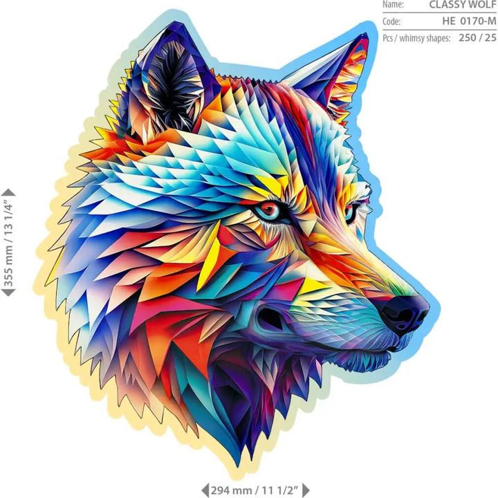 Produktbild WoodenCity Classy Wolf (250 Teile)