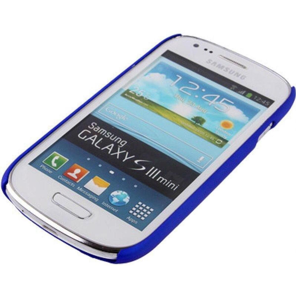 Thumbnail - König Design Schutzhülle Hard Case Hülle für Handy Samsung Galaxy mini / i8190 / i8195 / i8200 blau (Samsung Galaxy Mini...