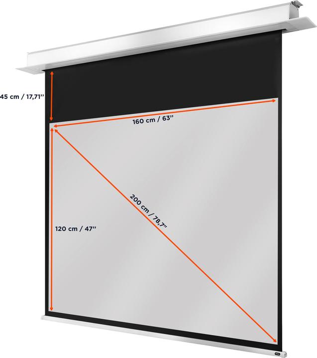 Produktbild Celexon Electric Professional Plus Ceiling Recessed - Leinwand - Deckenmontage möglich - (4:3)