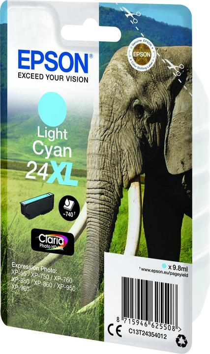 Actual product image Epson 24XL Claria Photo HD (LC)