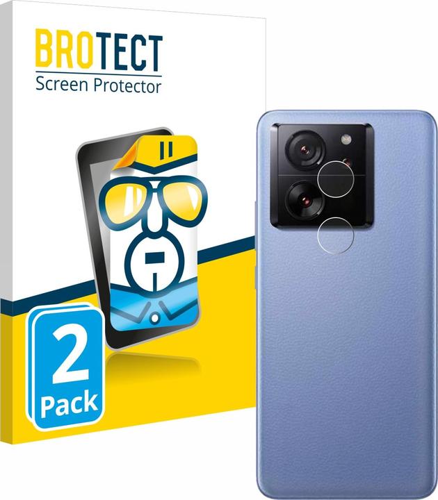 Pellicola Protettiva Brotect Per Xiaomi 11T Pro (2 Pezzi) | Trasparente Anti-Impronta | Made In Germany - 2