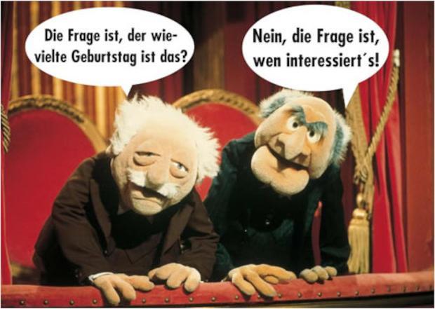 Produktbild Anderskartig Postkarte Modern Times Der Wie-vielte Geburtstag ist das