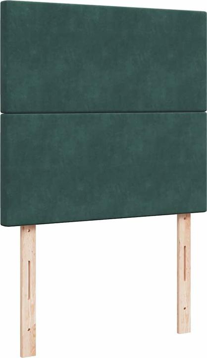 Actual product image vidaXL Bo x spring bed with mattress 160 x 200 cm velvet (160 x 200 cm)