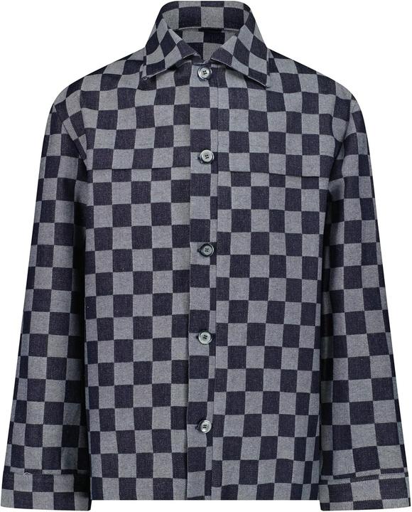Actual product image Gunther De Bel Air Checked Denim Jacket (M, S)